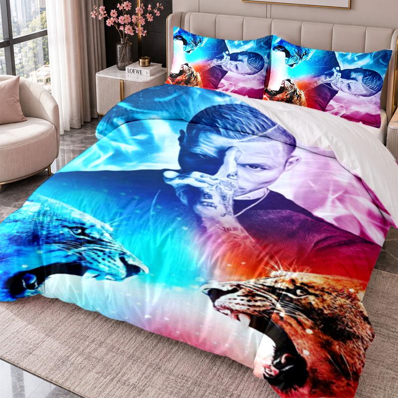 Kontra K 3Pcs Bedding Set Duvet Cover With Two Pillowcases For Bedroom Home Decoration