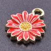 20 Pcs Little Daisy Pendant Metal Flower Pendant Charm Fashion Jewelry DIY Accessories for DIY Necklace Bracelet Earring