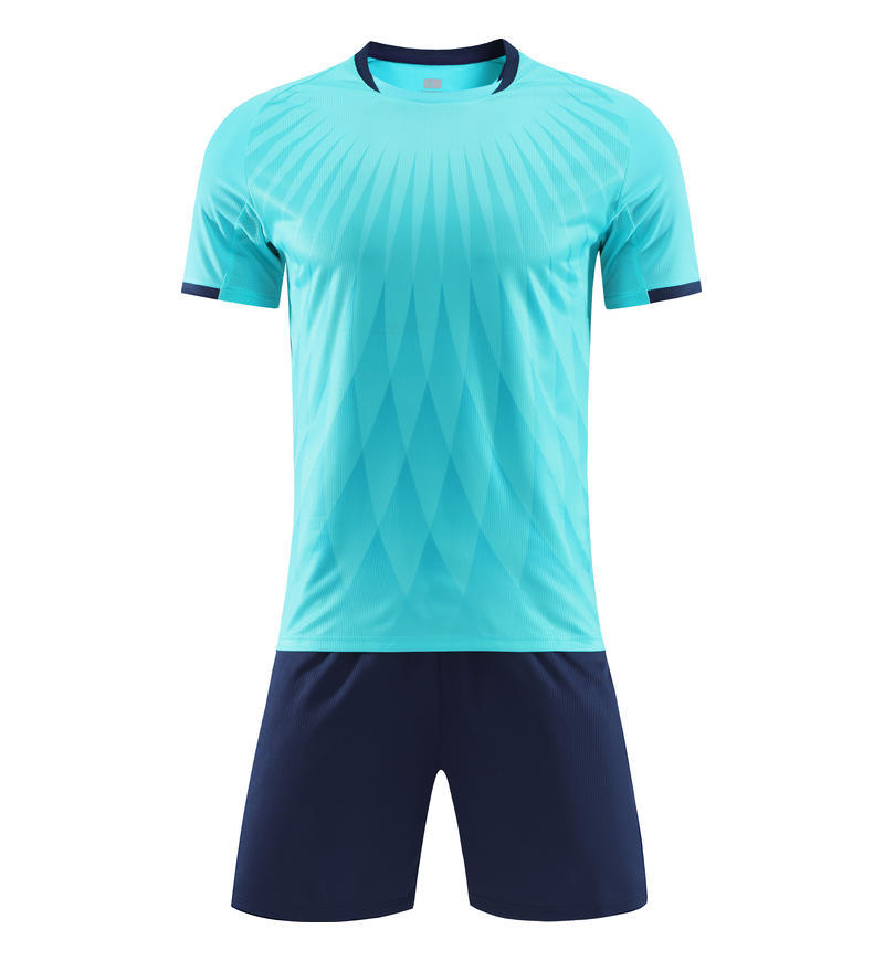 Ensemble Uniforme de Football Homme Été Uniforme de Football Plaque Légère Équipe de Compétition Étudiante Entraînement Uniforme Enfant Adulte Maillot Séchage Rapide 6332