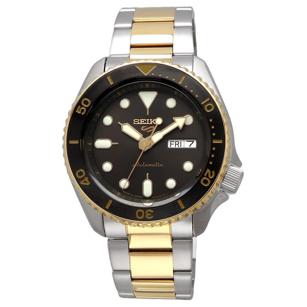 SEIKO 5 SPORTS SKX Sports Style Automatic Watch Made in Japan Special Creation SRPK22 Silver x Gold Overseas Model [Seiko] U.S. Men's [Used]