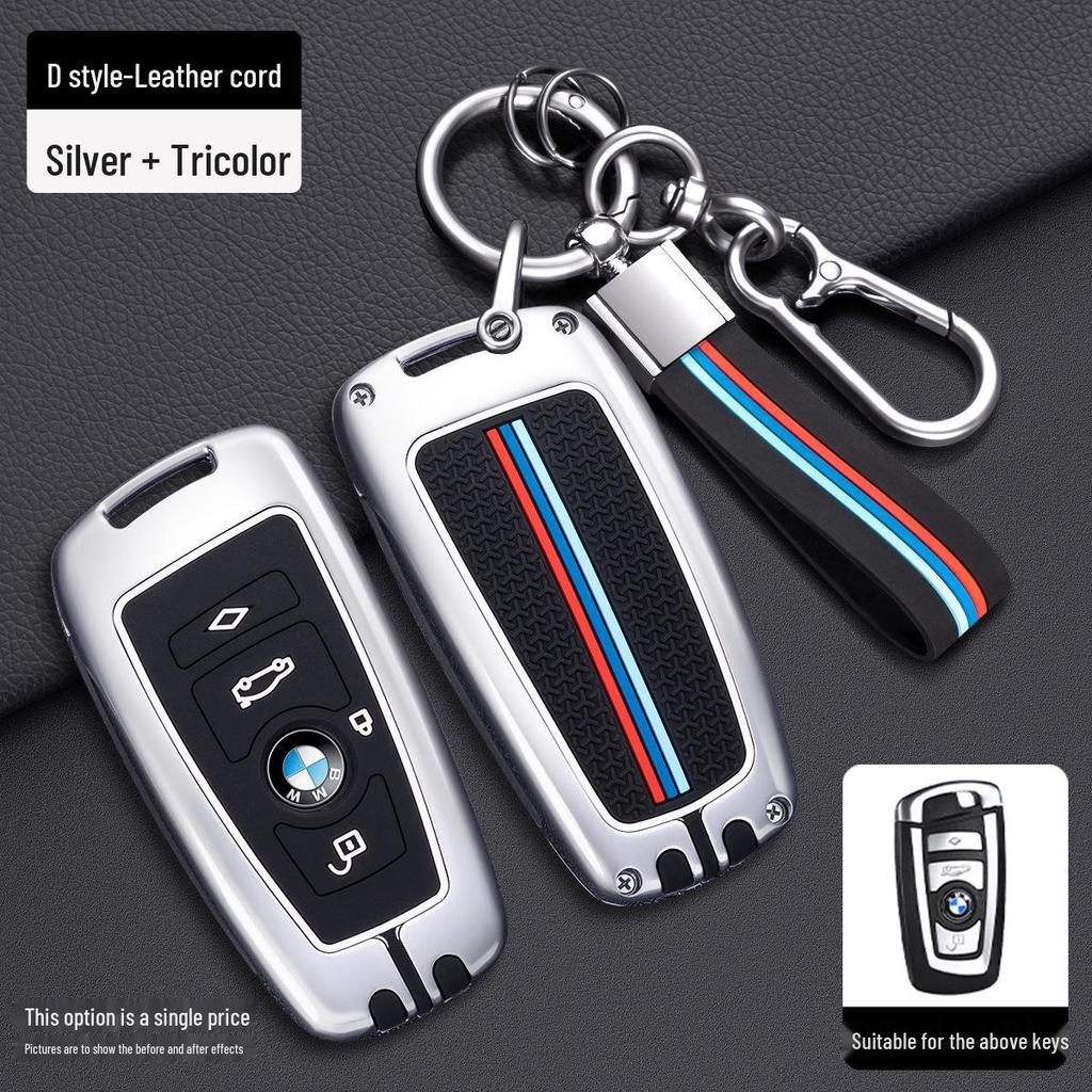Kompatible BMW Schlüsselhülle für 1, 3, 5, Neue 7er Serie, X1, X2, X3, X5, 530, i3