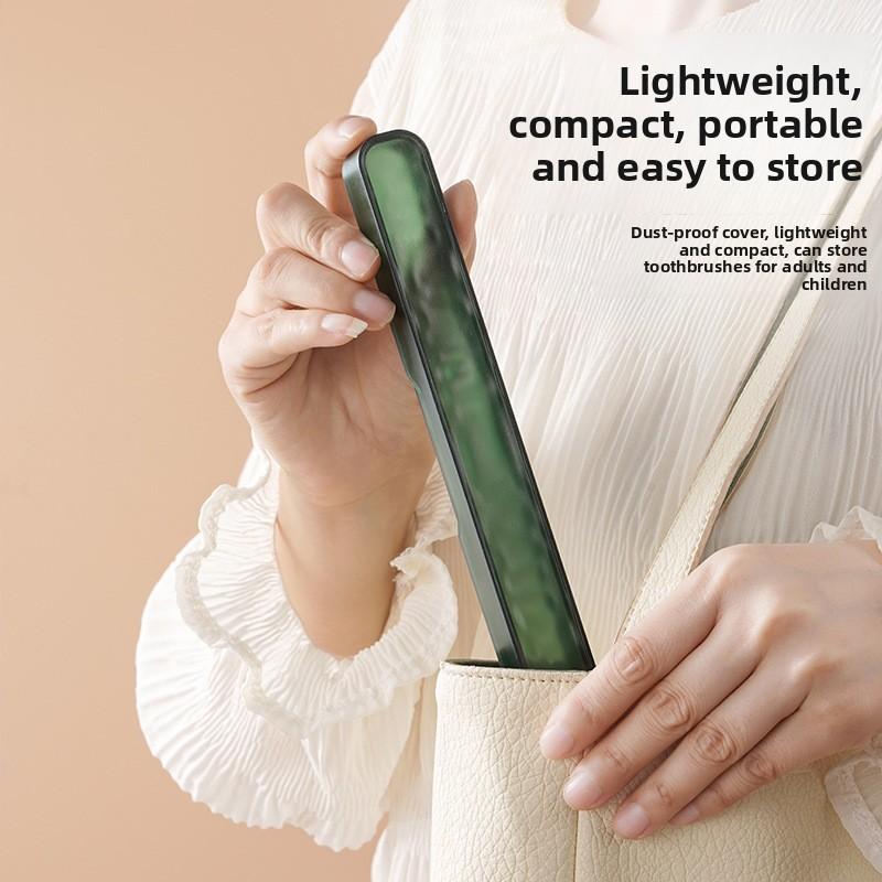 Household Portable Water Ripple Travel Compact and Portable Toothpaste and Dental Utensils Dustproof Storage Box