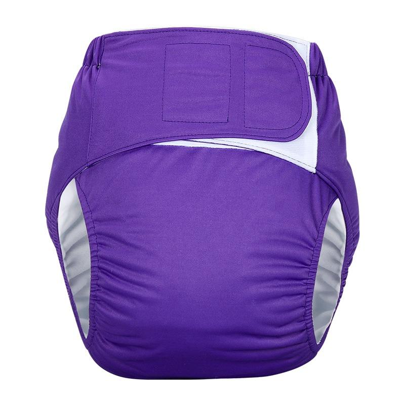 Многоразовые взрослые тканевые подгузники на липучках, непромокаемые штаны от недержания для лежачих пожилых людей, практичное решение для домашнего ухода