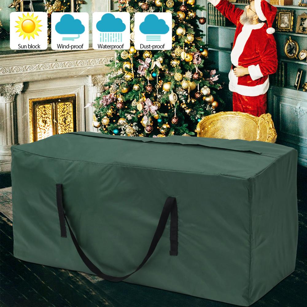Large Capacity Storage Bag Waterproof Dustproof Cushion Duffel Bag Capacity Furniture Protective Cover Christmas Tree Mobile Bag