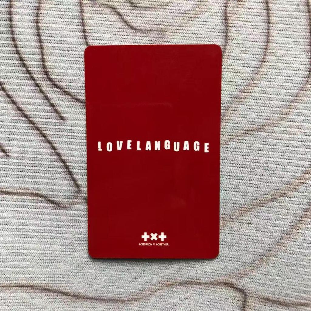 [USED] TXT Beomgyu LINE MUSIC LOVE LANGUAGE Limited Edition Trading Card
