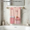Cake And Coffee Print Lightweight Quick Dry Towel