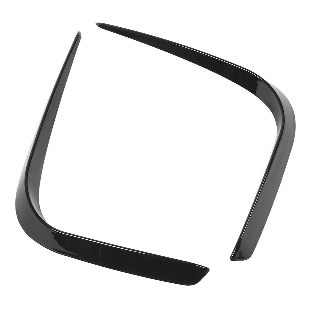 1 Pair Front Bumper Spoiler Bright Black Left Right Splitter Trim Fit For X5 G05 M Sport 2019 To