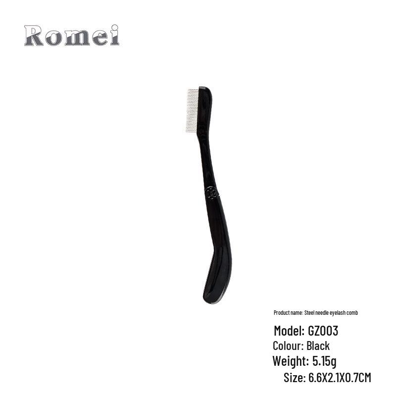 Foldable Portable Steel Pin Eyelash Comb & Brush