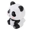 ABS Solar Panda Figurine 3inch Fortune Panda Statue  Indoor Living Room Decor