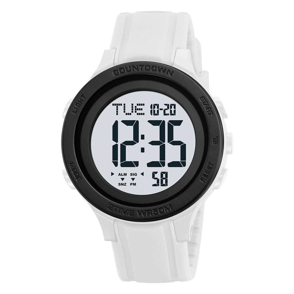 Men's Multifunctional Electronic Watch Black Outdoor Sports Fashion Watch Student Electronic Watch