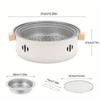 Compact Size Tabletop BBQ Grill Stainless Steel Charcoal Grill Stove  Camping BBQ