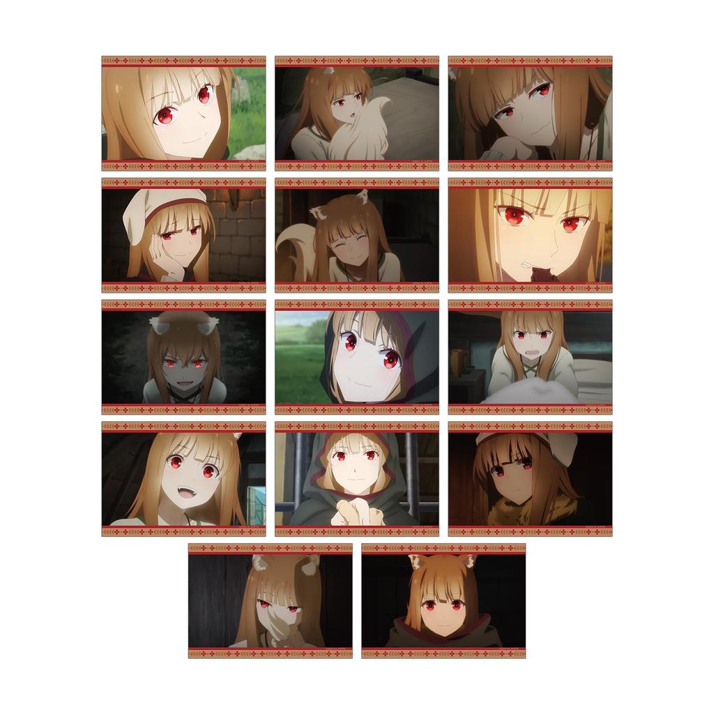 TV Anime and Merchant Meets the Wise Trading Holo Stills Bromide Box "Spice Wolf Wolf" 14-Piece