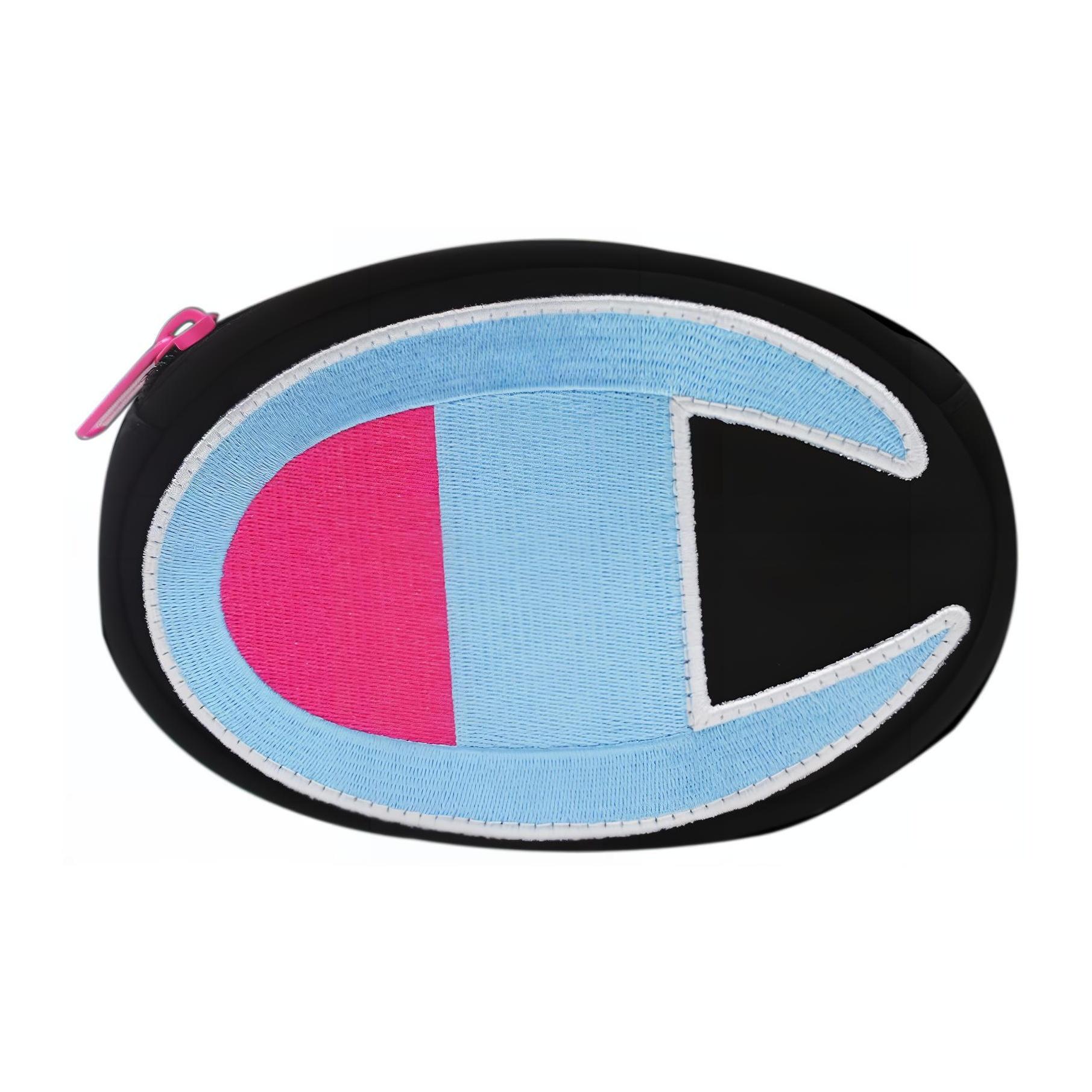 Champion Casual Sports Brand Logo Nylon Shoulder Crossbody Bag Regular Unisex bags Black CH1220-007 Black