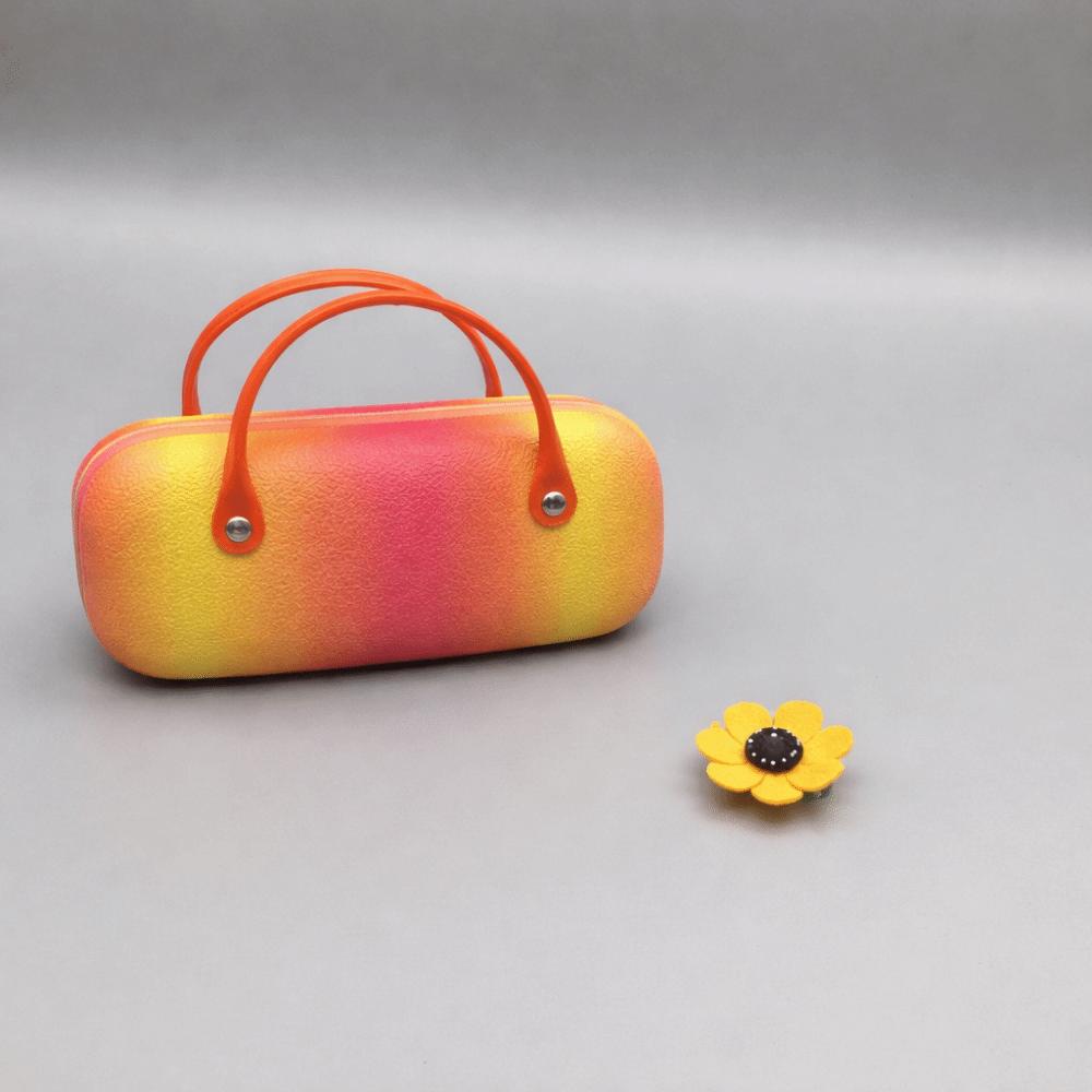 Mit Griff Brillenetui Anti-Druck Brillen Tasche Mode Brillen Schutzhülle