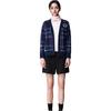 PORTS Women's Retro Plaid Cardigan Sweater