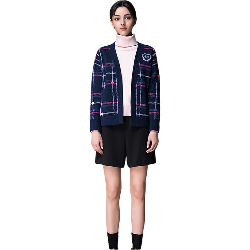 

Женский кардиган в клетку в стиле ретро от PORTS S