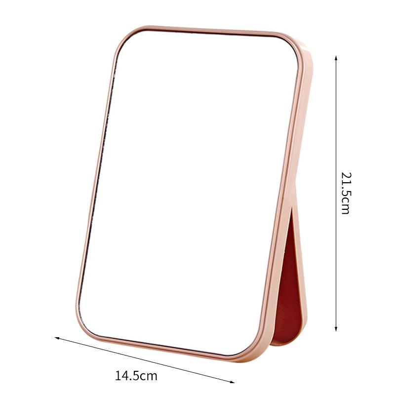 HD Square Folding Portable Makeup Mirror - Minimalist and Elegant Design