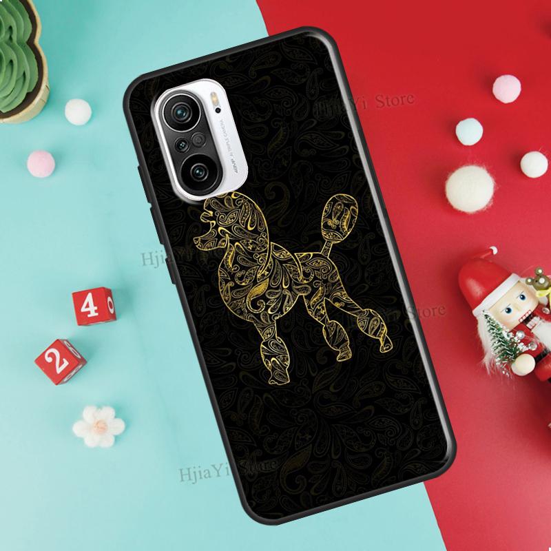 Poodle Dog Cartoon Case For Xiaomi 11T 12T Pro 12X 12 13 Lite Cover For POCO X5 X3 X4 F5 Pro F3 F4 GT M5s C40