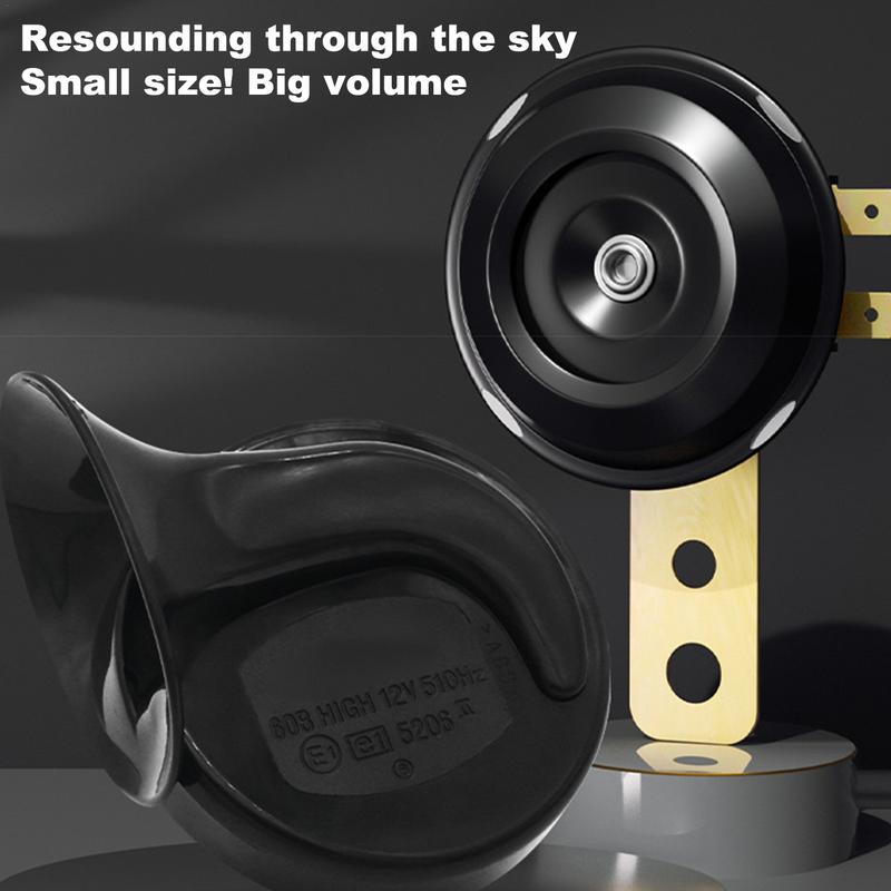 125db 12V Electric Snail Air Horn Waterproof Motorcycle Microphone Wireless Marine Air Horn Car Modification Accessories