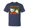 Best Cat Dad Ever Summer T Shirt Cotton Short Sleeve Fashion Cute Streetwear Animal Cats Male Tops Casual Tshirt
