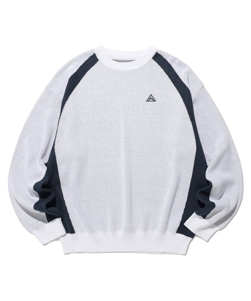 ISTKUNST Sunrise Logo Knit_Ivory(Ik2Esmk601A)