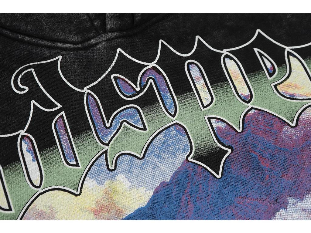 Godspeed 25ss Retro Washed Pure Cotton American Hip Hop Hoodie (Autumn/Winter Collection)