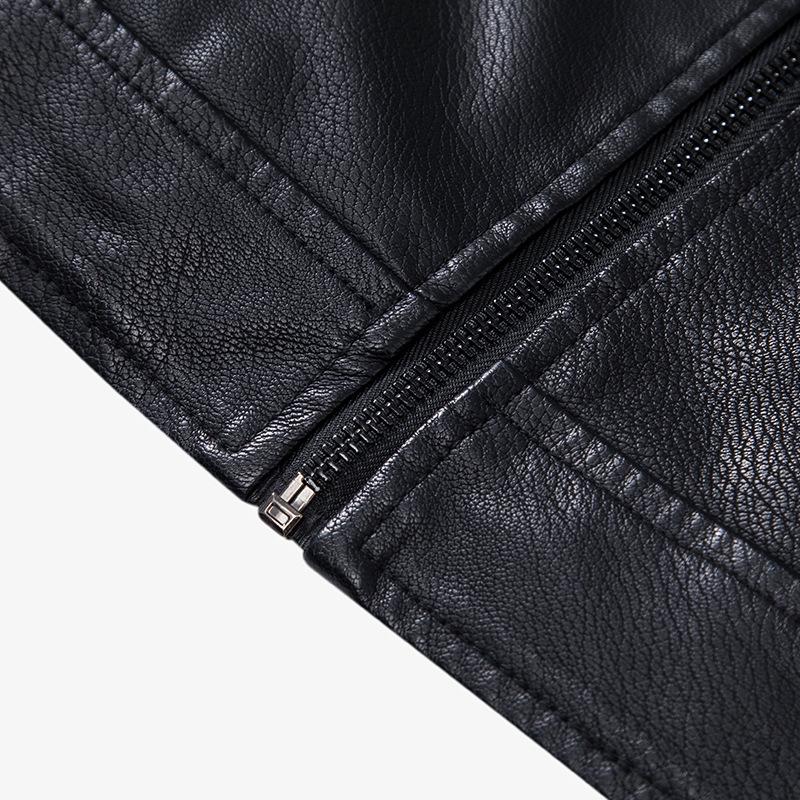 Men's Korean Style Warm Leather Jacket - Autumn & Winter Casual Fashion with Plus Velvet