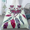 Dreamcatcher Duvet Cover Set King Size Boho Dream Catcher Bedding Set Microfiber Bohemian Style Comforter Cover For Girls Women