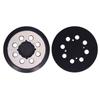 5in Polisher Backing Plate 8‑Hole Black Aluminum Alloy for Electric Sander Finishing Buffing