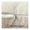 Otostar Cushion Cover 45x45cm 1 Piece Plain Stylish Cute Chenille Fabric Modern with Hidden Zipper for Interior Home Decoration Decorative Pillow