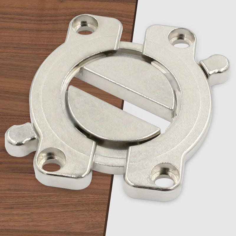 1 Set Woodworking Fastener Furniture Hinges Tabletop Connector Table Buckles Desk Combination For Wardrobe Cabinet Folding Shelf