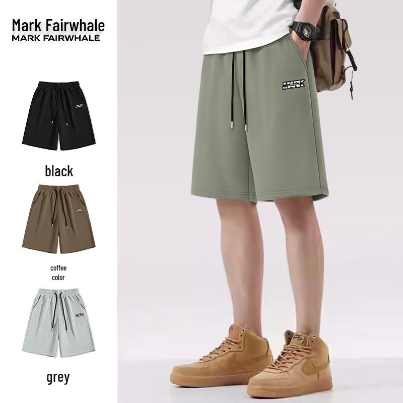 MARK FAIRWHALE Men s Heavyweight Pure Cotton Knee-Length Shorts XL