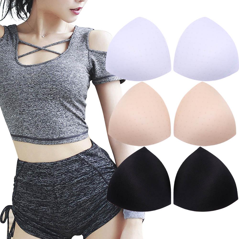 Push Up Inserts Cups Enhancer Thin Chest Pads Women Chest Cups Inserts Chest Sponge Bra Pads