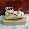 Women's Wedge Sandals Gold Silver Low Heels Open Toe Comfort Strappy Dress Ankle Strap Casual Walking Summer Party Wedding Shoes