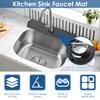 Kitchen Long Silicone Sink Faucet Mat Splash Guard Bathroom Absorbent Sink Splash Pad Countertop Protectors Mat Kitchen Gadgets