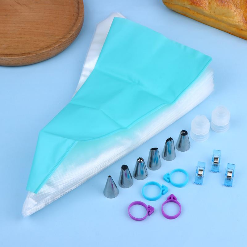 Piping Pastry Bag With Nozzles Set For Confectionery Tips Baking And Bakery Accessories Kitchen Pastry Cake Decoration Tools