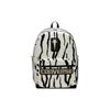 X Drkshdw Collaboration Embroidered Logo Zebra Print Large Capacity Zipper Closure Polyester Backpack Unisex Backpack 10024889-A01