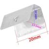 16pcs Wind Rain Deflector Channel Clips Set Universal Stainless Steel Fitting Fixing Retaining Replacement Clip Compatible with Heko G3 Sned