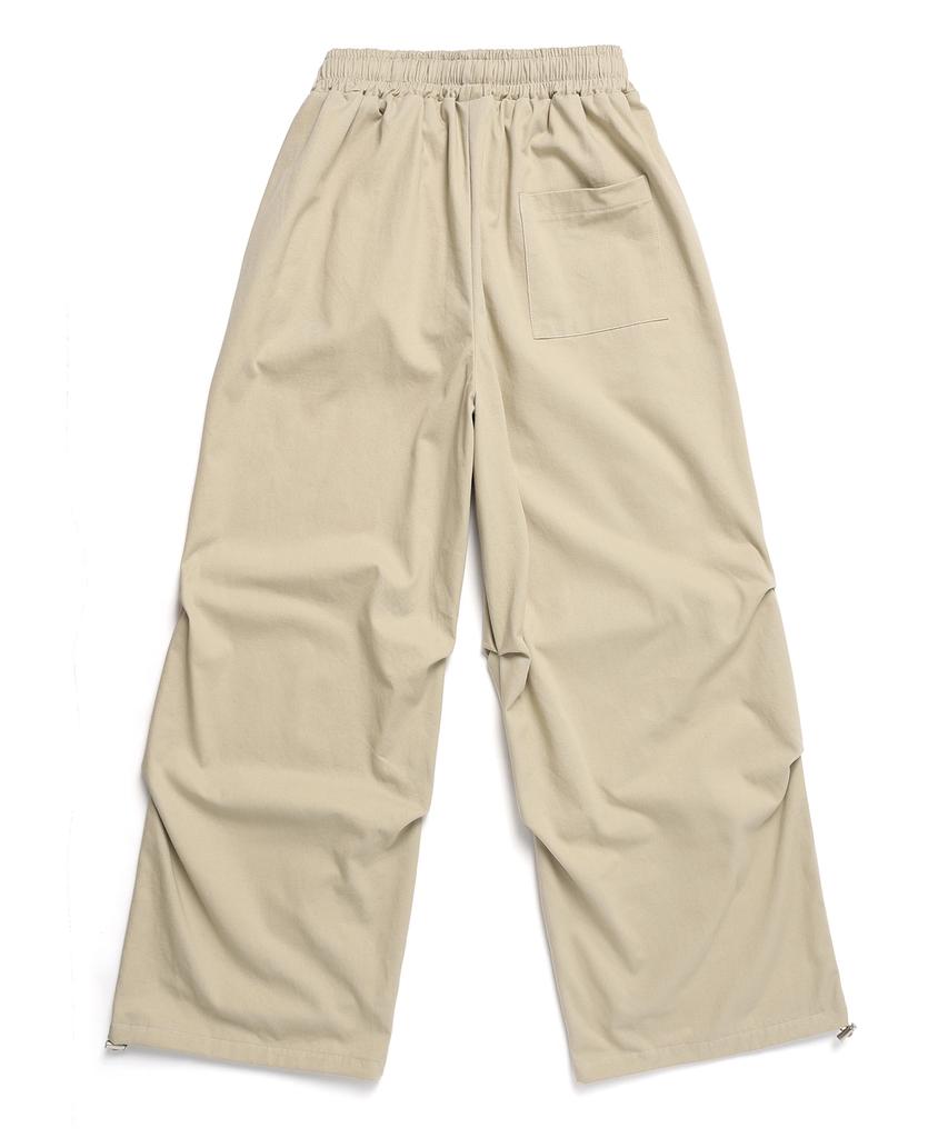 ODDBALLS CLUB Parachute Balloon Elastic Pants Beige