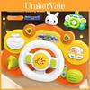 Multi Functional Steering Wheel Children Puzzle Toy With Lights And Music For Stroller And Toddler Fun