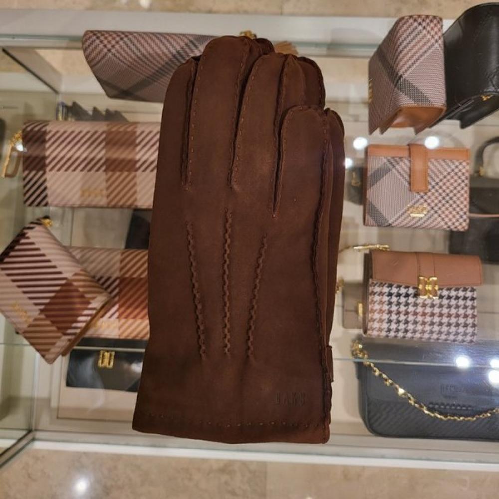 Daks Коричневые замшевые перчатки из козьей кожи Dcgv3f180cm Single option