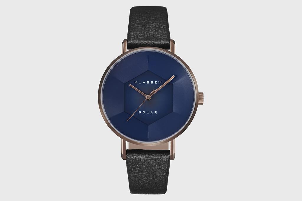 KLASSE14 Volare Solar Deep Blue Vintage Gold 39mm WVS22VG002M Watch Men's [Authorized Import]