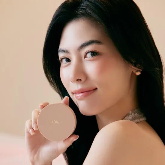Ddim Luminous Skin Cushion Set [Composition: Main Product 15g (1 Built-in Puff) + Refill 15g (1 Built-in Puff)]