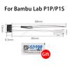 Upgrade Hotend For Bambu Lab X1/X1C Hot End For Bambulab P1P/P1S Hardened Steel Nozzle 0.2/0.4/0.6/0.8mm 3D Printer Parts