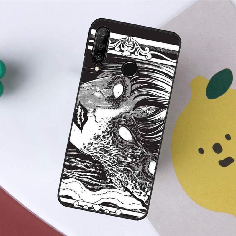

Horror Manga Style For Huawei Nova 5T 9 10 SE 7i 8i 11i 12i Y60 Y61 Y70 Y72 Y73 Y90 Y91 P20 P40 P30 Lite Case Nova 10 SE