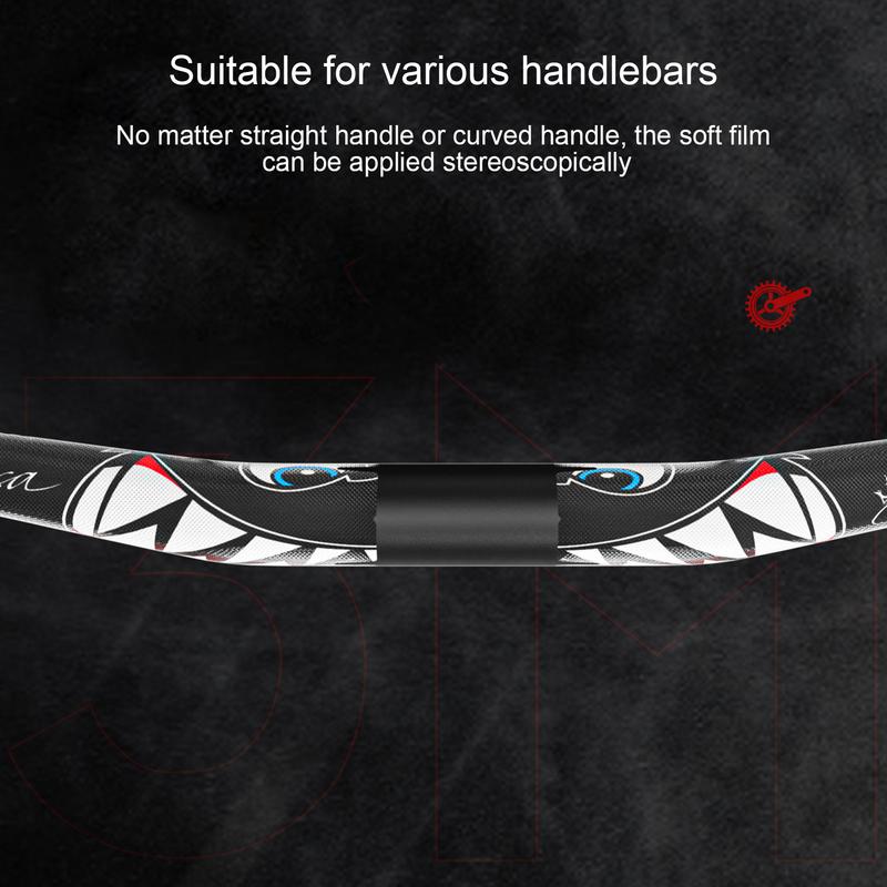 Bicycle Handlebar Protection Sticker Anti-scratch PVC Sticker MTB Mountain Bike Care Car Sticker Frame Protective Film