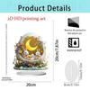 Colorful Rabbit 2D Acrylic Ornament for Easter and Valentine's Day Decor