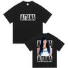 Sängerin Aitana Cuarto Azul Tour Print T-Shirt Unisex Damen Hip Hop Fans Kleidung Kurzarm T-Shirts Tops Baumwoll-T-Shirt