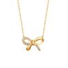 Light Luxury Sweet Bow Necklace Temperament New Style Choker New Style Choker Fashionable