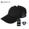 Mode Bluetooth 5.0 Kopfhörer Headset Baseballkappe Kabellos Sommerhüte mit Stereo-Ohrhörer Mikrofon Outdoor Freisprech-Ohrstöpsel